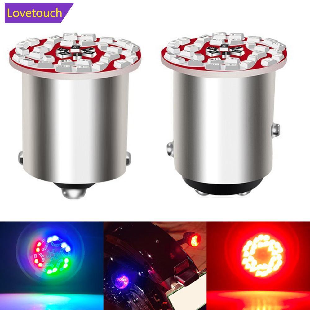 LOVETOUCH 1156 1157 30SMD LED Bóng Đèn Pha Xe Máy Đèn Nhấp Nháy Xe Máy Sáng BAY15D BA15S P21 / 5W P2