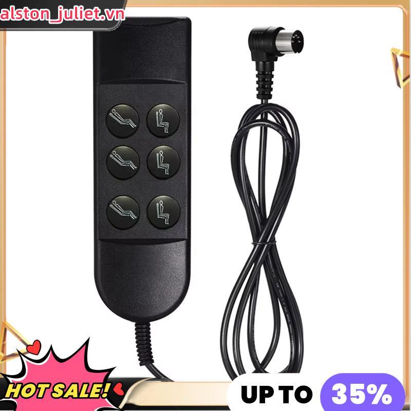 Bộ điều khiển nâng nệm Ghế đứng Động cơ cần đẩy cho thiết bị gia dụng 22AWG 4 lõi Dây Rocker Switch