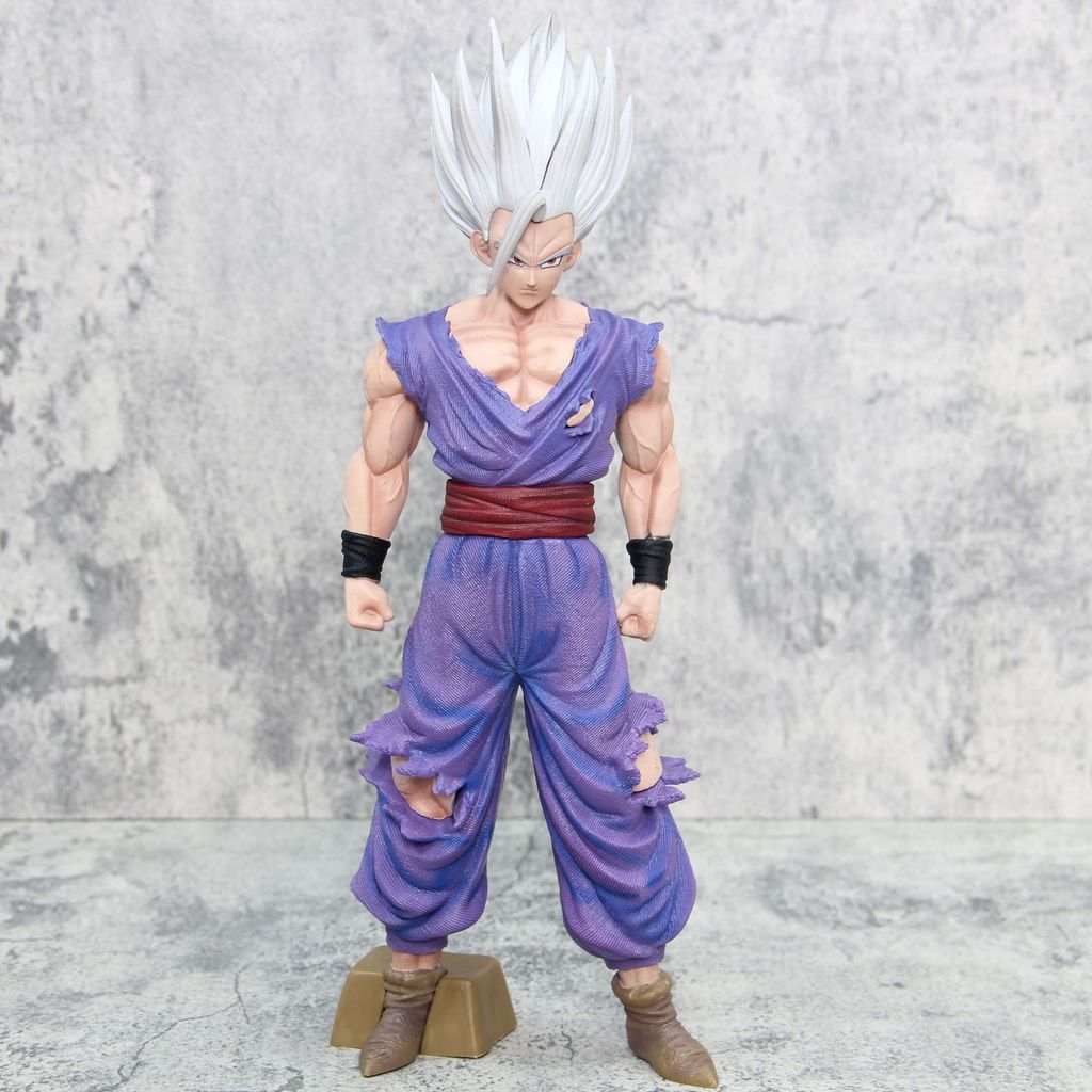 GK Dragon Ball Series Hero White God Beast Gohan Hình Mẫu Đồ Trang Trí Ngoại Vi Búp Bê Đồ Trang Trí 