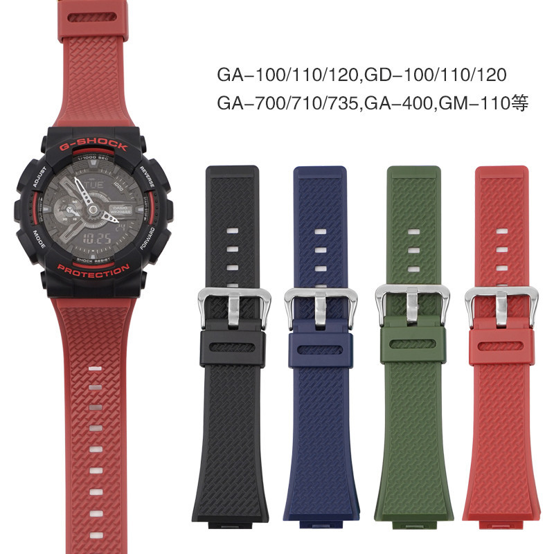 Dây đeo cho Ca---sio GM-110 / GA-100 / GA-110 / GA-120 / GA200 / GA-400 / GA-700 / GA-710 / GA-800 G