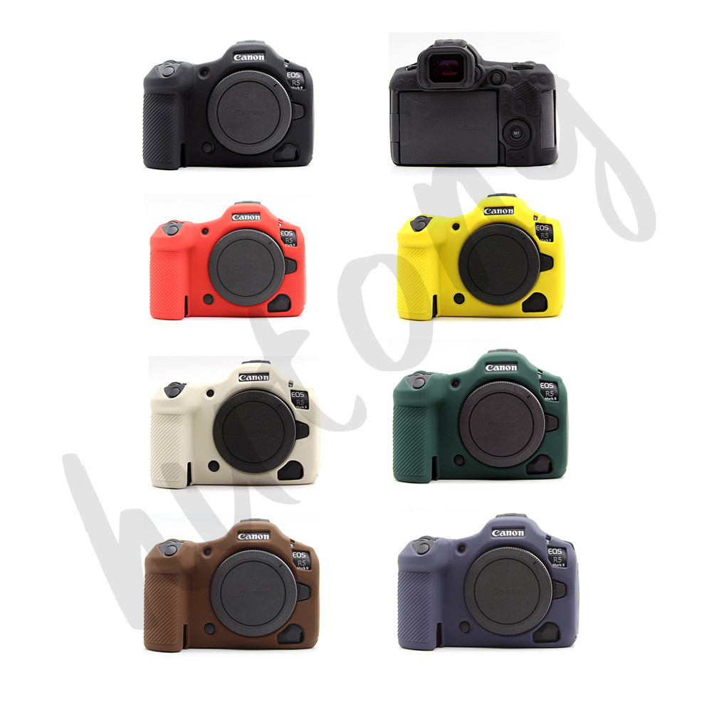 Ốp Lưng Máy Ảnh Cao Su Silicon Mềm Đẹp Cho Canon EOS R5 Mark II R5II R52