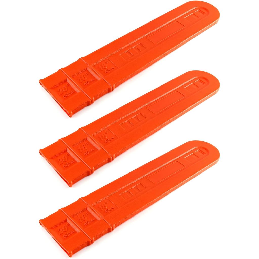 QWORK Chainsaw Chain Cover, 3 gói 20 Inch Chain Chainsaw Saw Bar Vỏ bọc