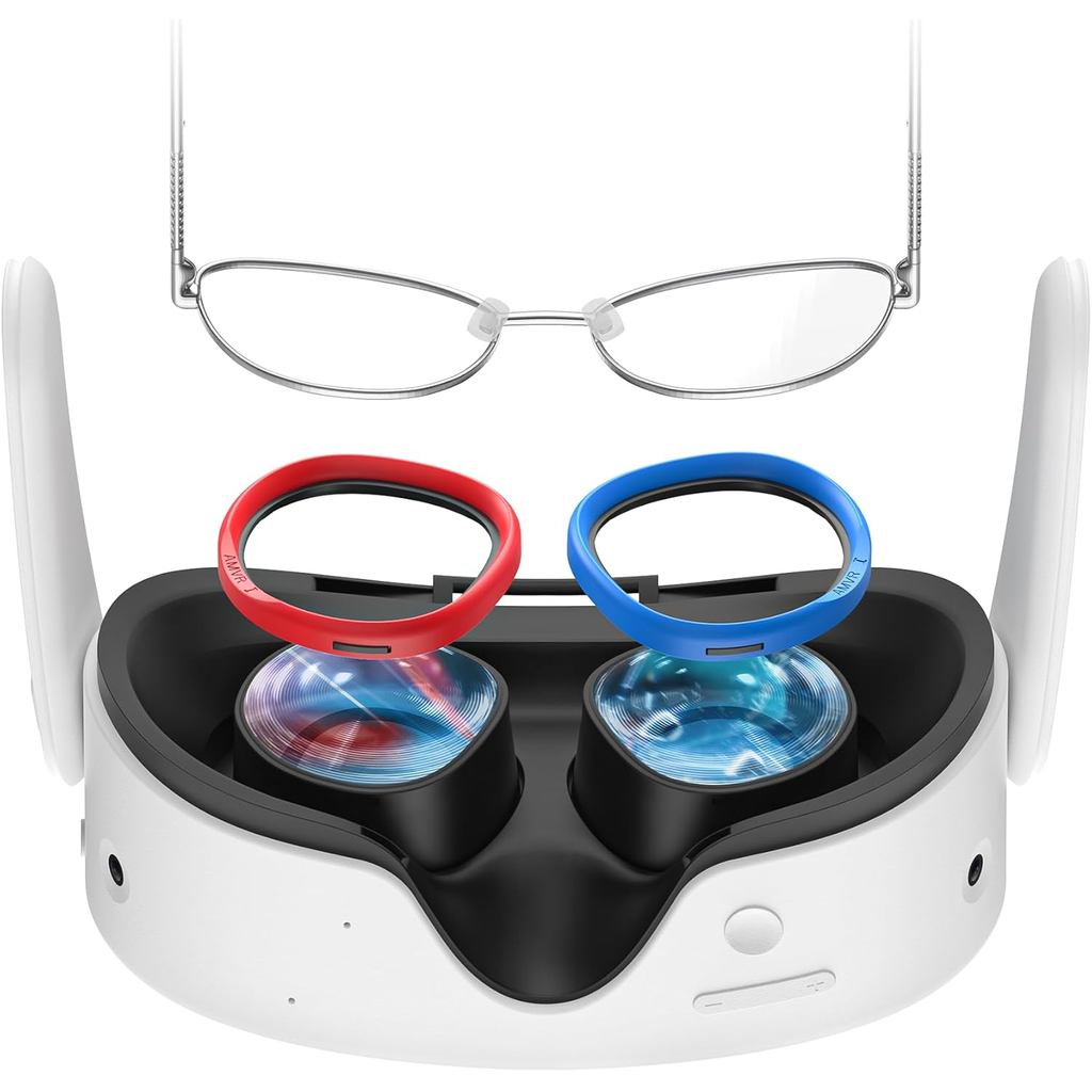 Miếng đệm kính AMVR Tương thích với phụ kiện Oculus Quest 3S / Quest 2 / Rift S, Vòng chống trầy xướ