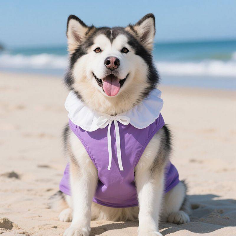 【Ready Stock】 Dog Clothes Spring and Summer Skirt 2026 New Shooting Decoration Sun Protection Vest C