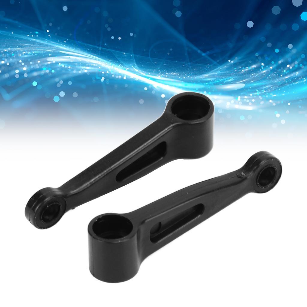 Ssrroo Cặp liên kết nhựa đen DFC Phụ tùng máy bay trực thăng RC Tương thích với Fly Wing FW200