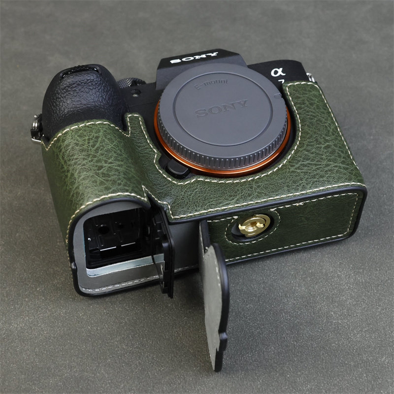 bao đựng máy ảnh digital Túi đựng máy ảnh ILCE-7m5 dùng cho Sony bao da bảo vệ nửa vỏ a7m5 đế a7m5 v