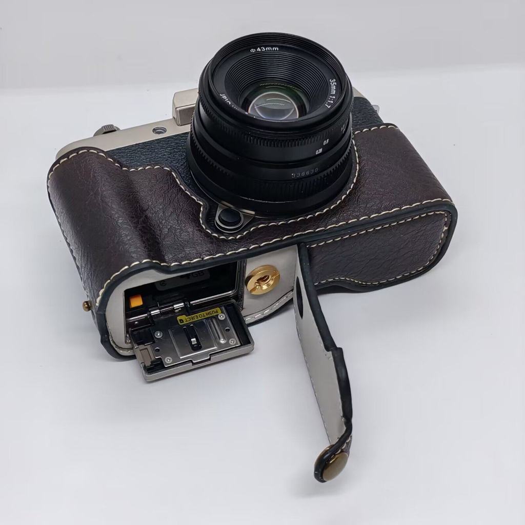 bao đựng máy ảnh digital Vỏ bảo vệ dùng cho Fuji xt100 vỏ bọc da lưu trữ XT100 đơn siêu nhỏ chống va