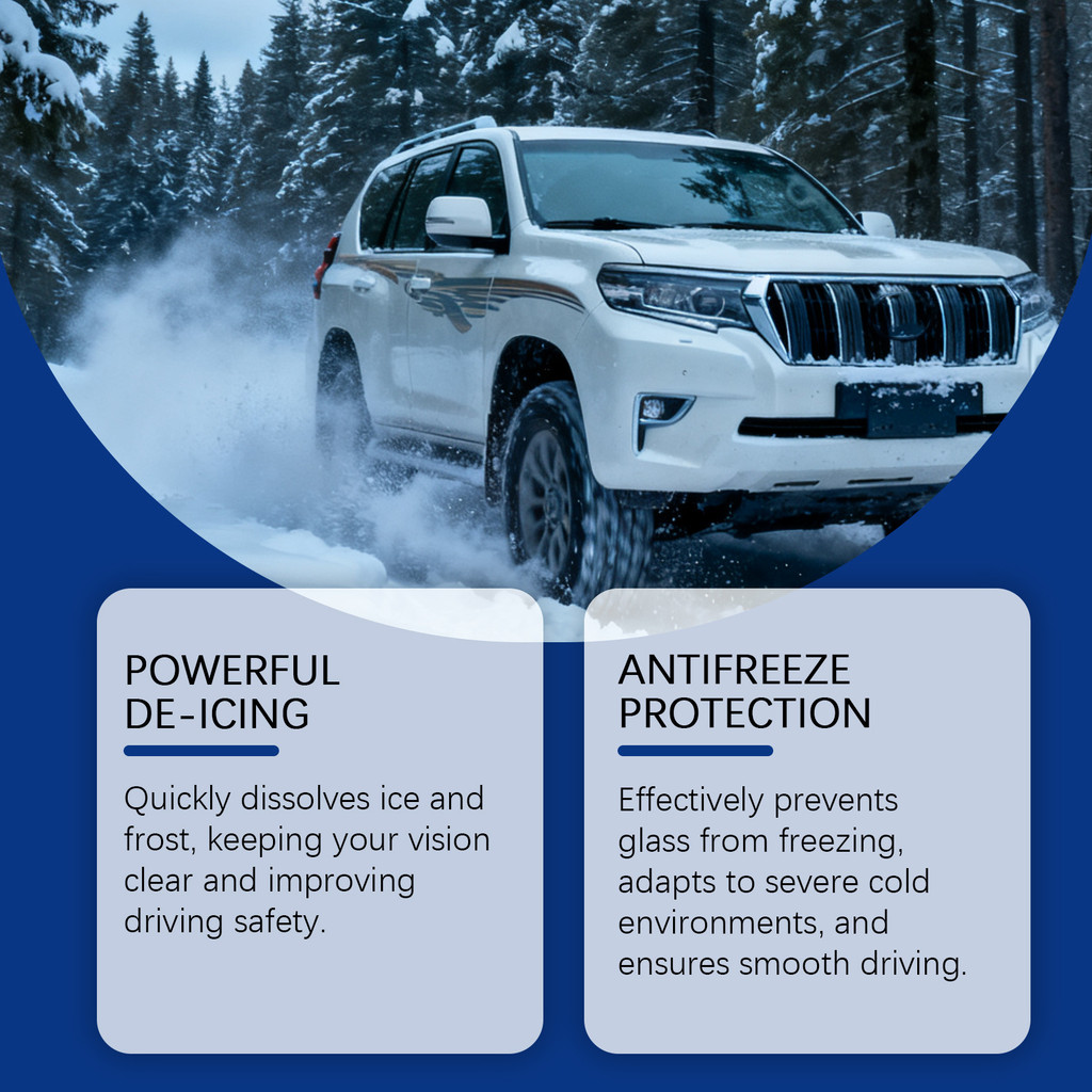 3,24-Overseas Hikmarion Melting Snow Deicing Spray Winter Car Glass Melting Ice Snow Clear Vision Mu