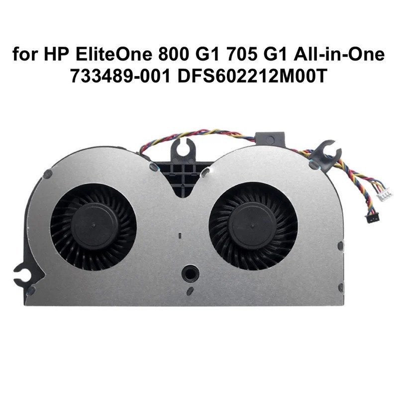 Quạt làm mát CPU AIO cho HP EliteOne 800 G1 705 G1 Tất cả trong một 733489-001 DFS602212Máy làm mát 
