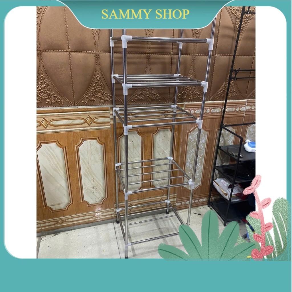 Kệ Nhà Bếp 5 Tầng Kệ Phòng Khách Đa Năng DKSTORE Khung Thép Carbon Phun Sơn Tĩnh Điện Hàng Loại 1 SA