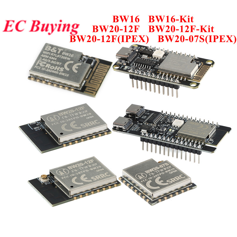 BW16-Kit RTL8720DN BW16 BW20-12F-Kit BW20 BW20-07S RTL8711 WiFi băng tần kép Bluetooth BLE 5.0 Mô-đu