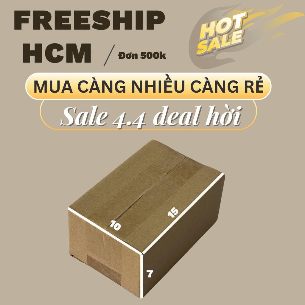 hộp carton 15x10x7 bộ 150 trơn cứng cáp