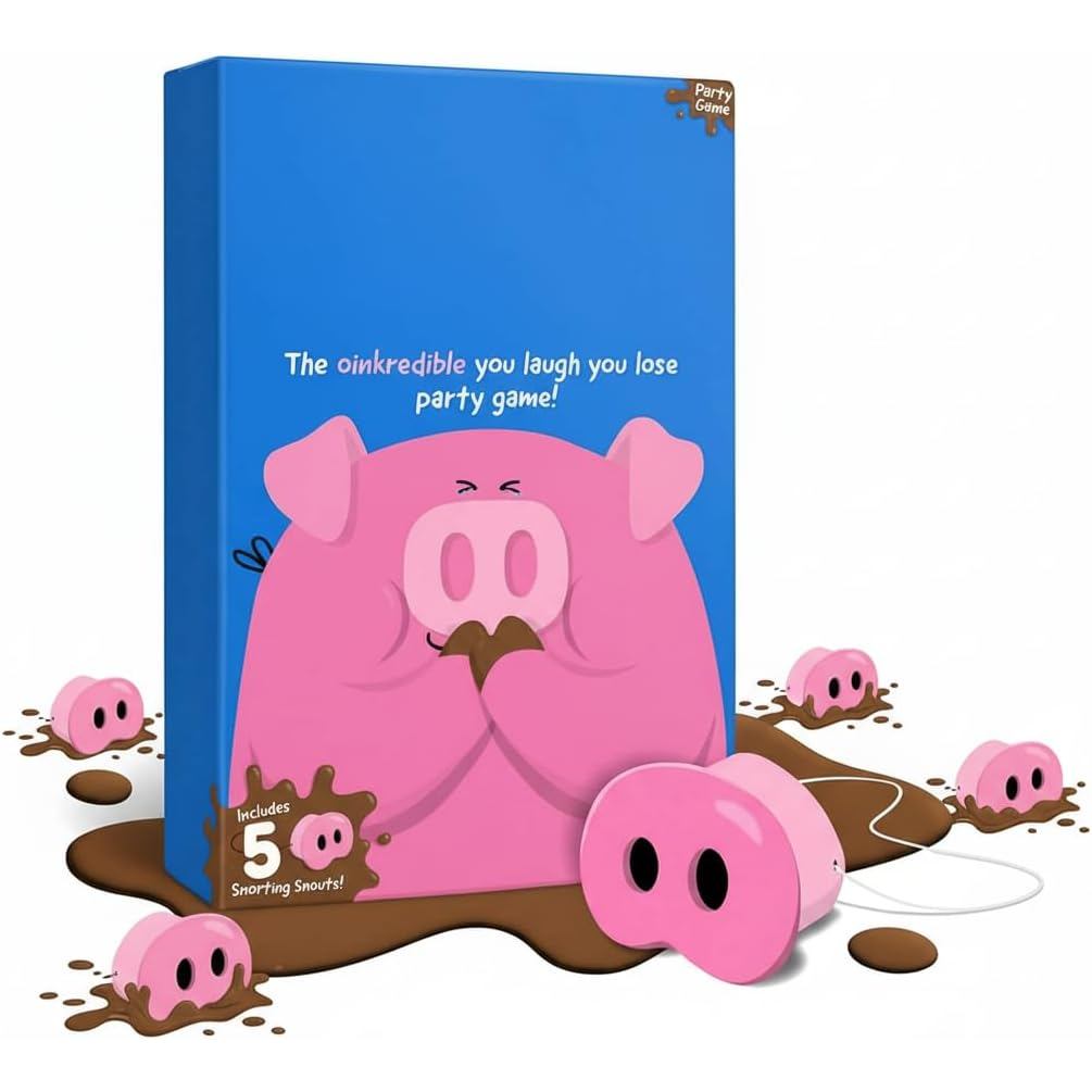 Trò chơi tiệc tùng hoành tráng với 150 lá bài & 5 mũi lợn, Trò chơi gia đình vui nhộn dành cho 4 ngư