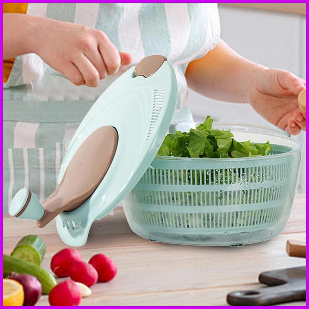 Salad Spinner Salad Máy Giặt Spinner Dehydrator Giỏ Trộn Trái Cây Cho Nhà Bếp Căn Hộ Ký Túc Xá Nhà H