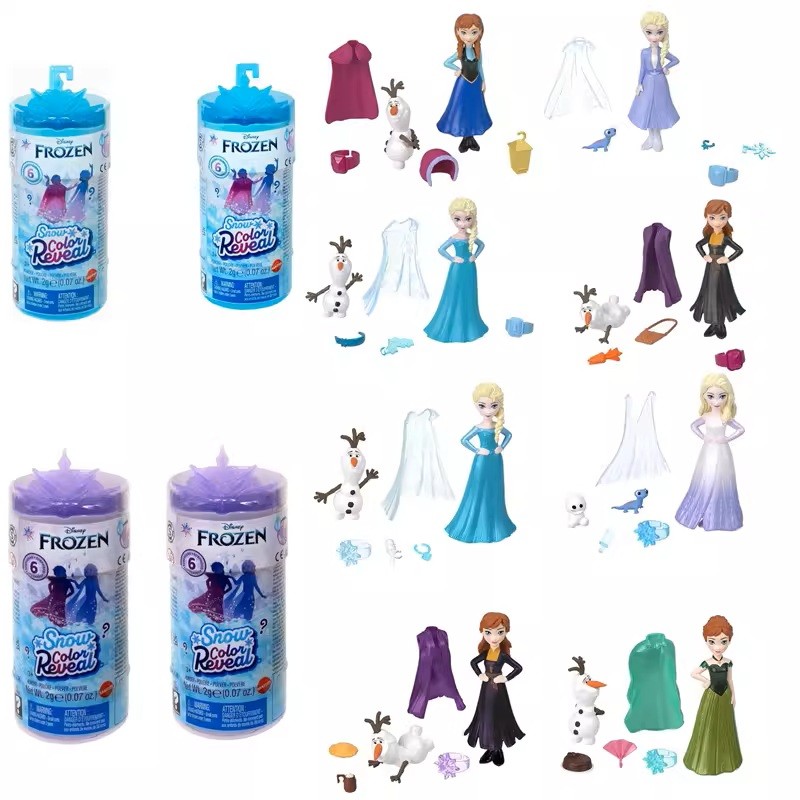 Disney Forzen Màu Tuyết Tiết Lộ Búp Bê Mini Công Chúa Aisha Anna HMB83 / HMB88 RM253