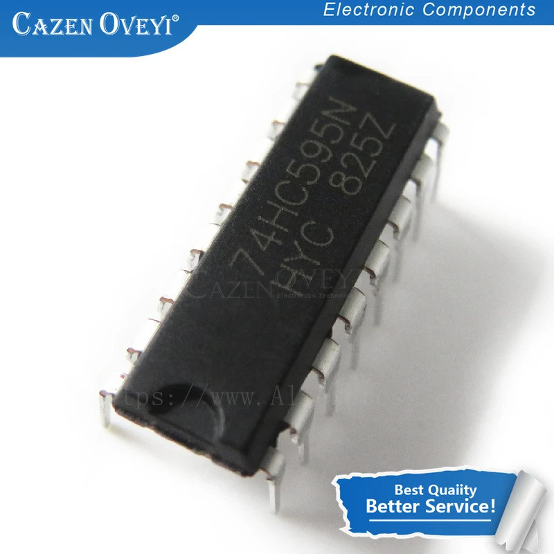 10 Cái / lốc SN74HC595N SN74HC595 74HC595N 74HC595 DIP-16 Mới Chính Hãng Còn Hàng