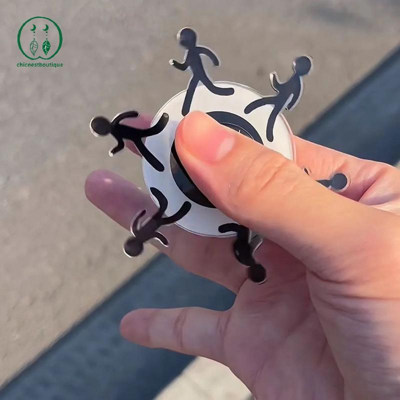 [Chicnest] 1 / 2 / 3 chiếc Sti Man Finger Spinner Matchsti Man Running Dynamic Gyro Nhựa Sti Hình Ng