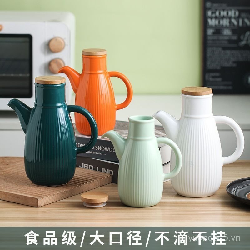 [23.62 Nhân dân tệ Lấy100000Các bộ phận, Grab Recovery 28.8 Yuan] Bình dầu gốm chống rò rỉ Chai dầu 