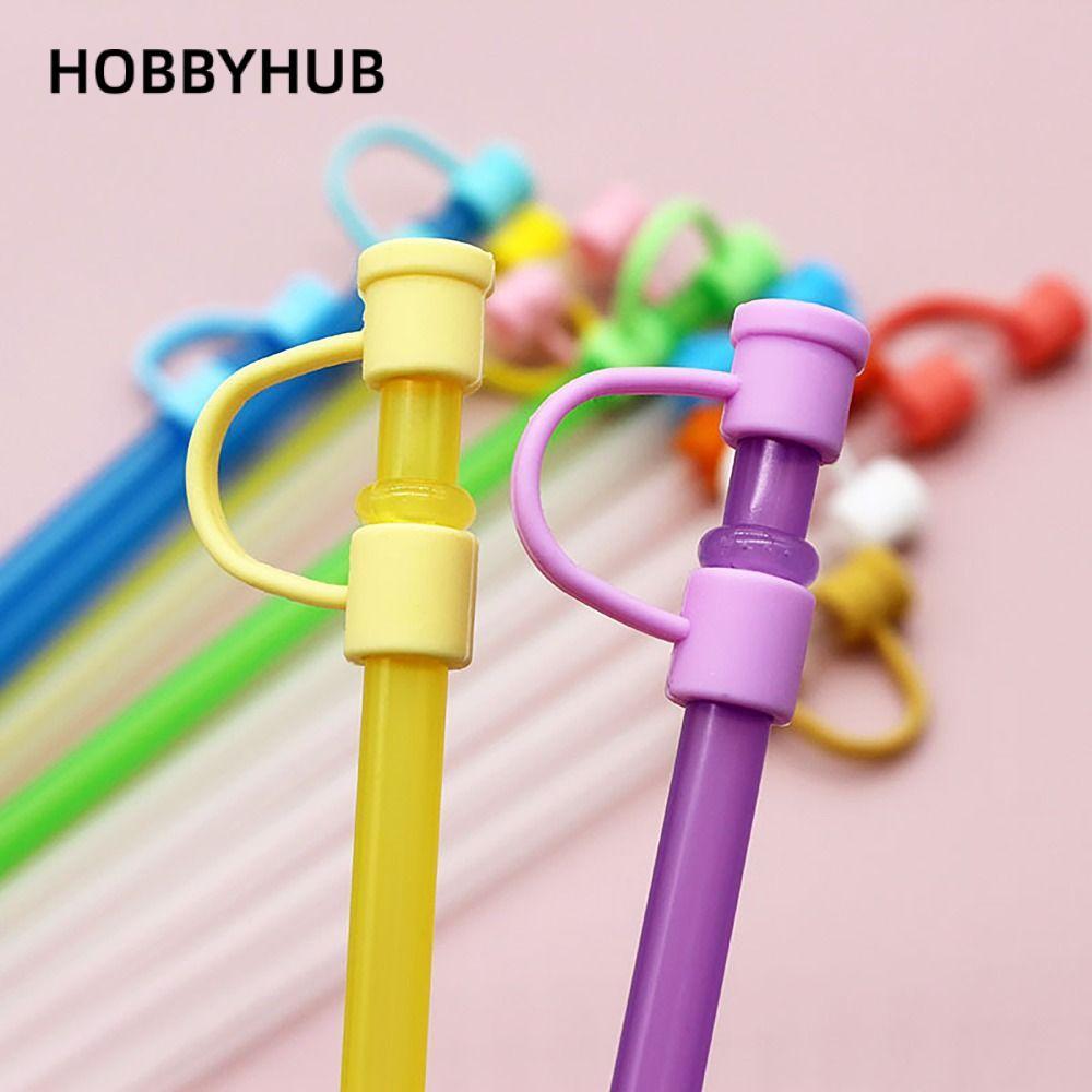 HOBBYHUB Ống Hút Topper, Nắp Niêm Phong Tốt Bảo Vệ Ống Hút Vỏ, Nắp Ống Hút Chống Bụi 8mm Nhỏ Gọn Cho