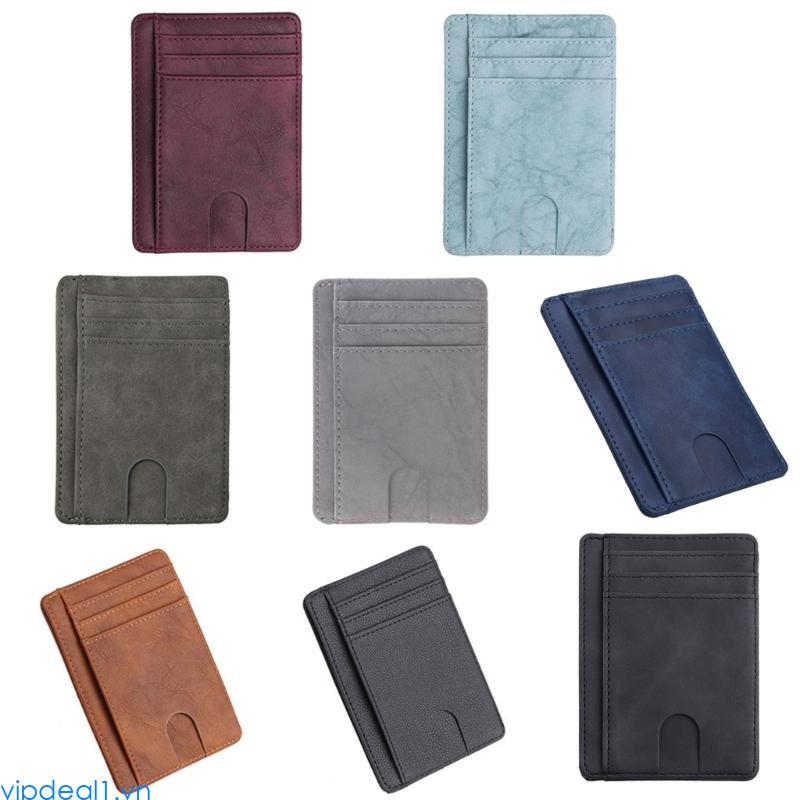 Slim RFID Blocking Leather Wallet Credit ID Card Holder Purse Money for Case for