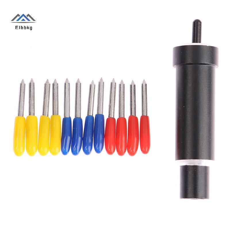 EIbbkg 1 Giá đỡ và 12 chiếc Máy cắt Vinyl Deep Point cho Cricut Maker 3 / Cricut Explore 3 / Explore