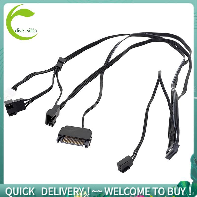 1 Cái 14Pin Làm Mát Nước Tản Nhiệt Dây Cấp Nguồn Cáp Kết Nối 14 Chân Cho NZXT Kraken Z53 Z63 Z73 Nướ