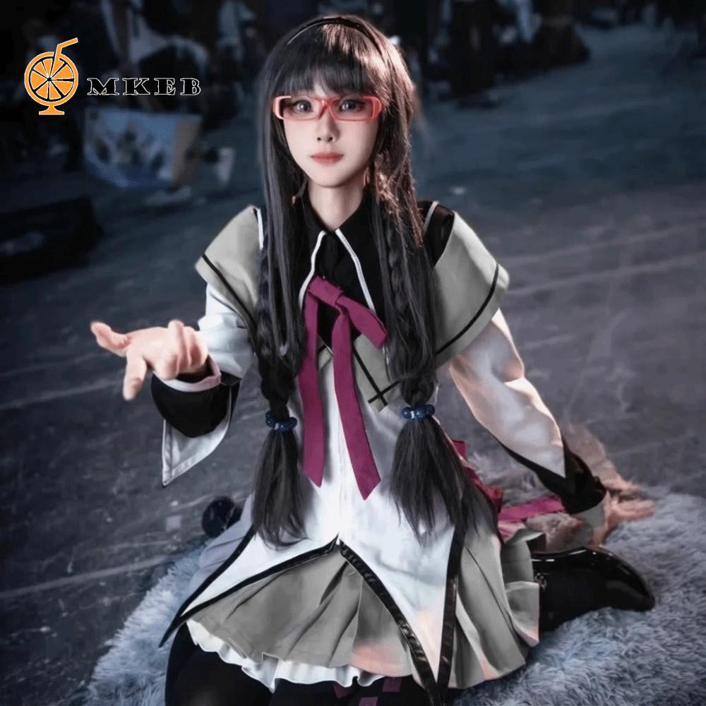 MKEB Đồng Phục Chiến Đấu Akemi Homura - Outfit Cosplay Puella Magi Madoka Magica Cho Sự Kiện