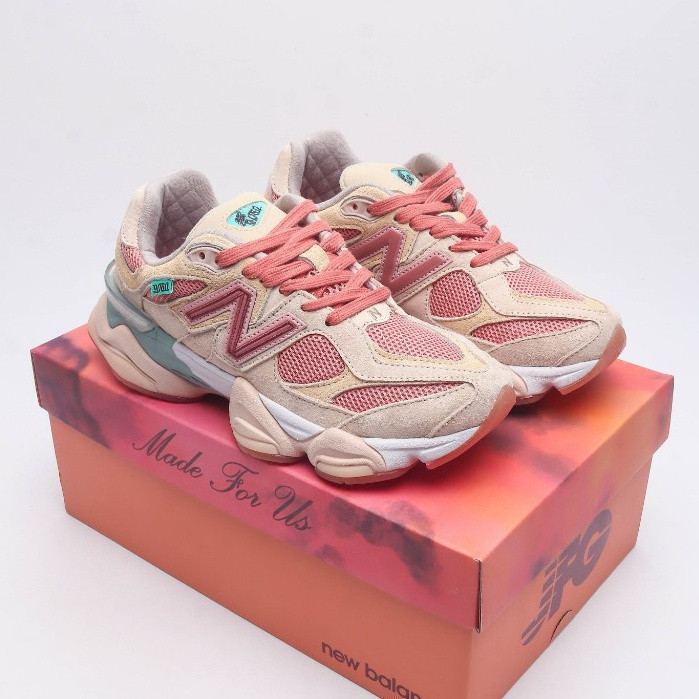 NB 9060 móng voi Unisex giày chạy bộ nam giày thể thao thoải mái / pi 1lbg