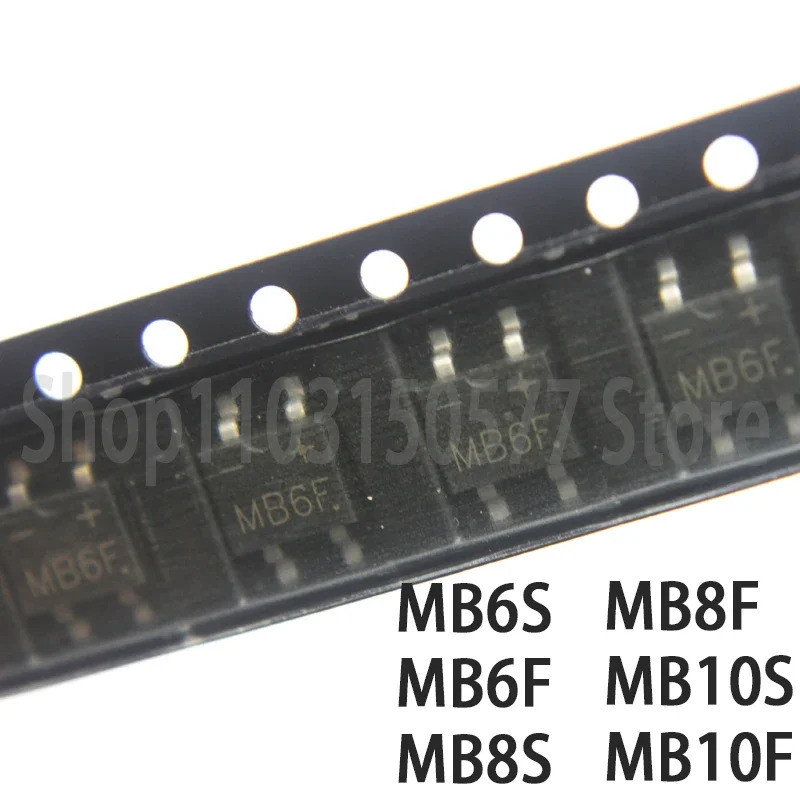5 CÁI MB6S MB6F MB8S MB8F MB10S MB10F SOP4 chip ic