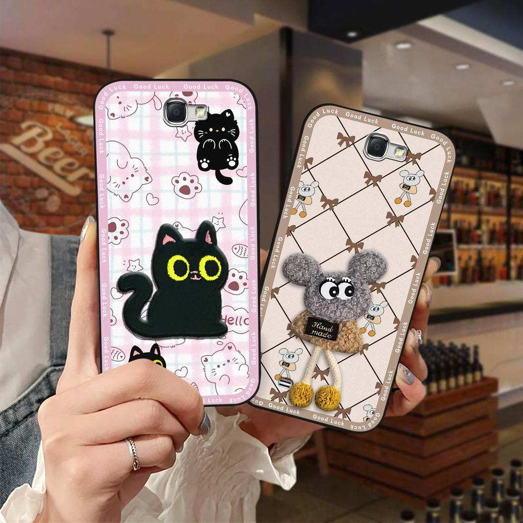 Ốp Mềm Chống Va Đập Ốp Lưng Điện Thoại Samsung Galaxy Note2 / N7100 Thêu Bền 3D Chống Bụi Bẩn Hoạt H