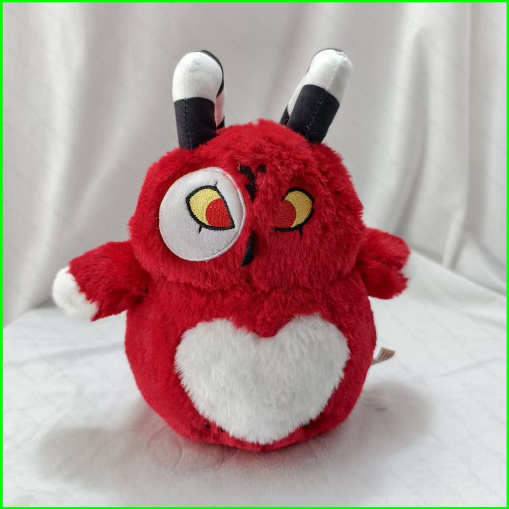 PS1 Hazbin Hotel Husk Anime Ngoại Vi Tròn Plushie Sang Trọng Đồng Hành Búp Bê SP1