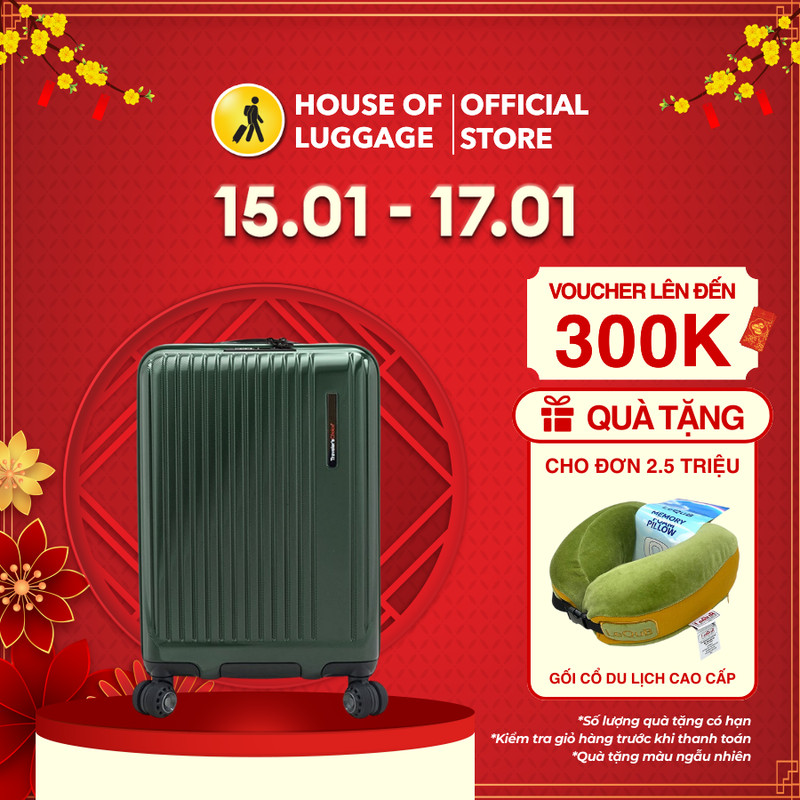 Vali kéo du lịch Delmont TRAVELER'S CHOICE MỸ sản phẩm chính hãng bảo hành quôc tế