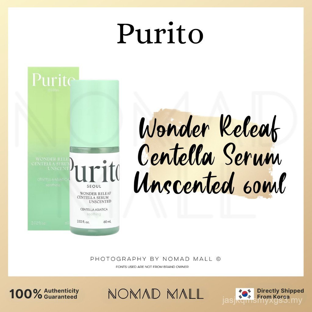 [PURITO] Purito Seoul Wonder Releaf Centella Serum Tanpa Pewangi 60ml