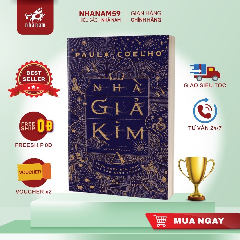 Sách - Nhà giả kim (Paulo Coelho) (Nhã Nam)