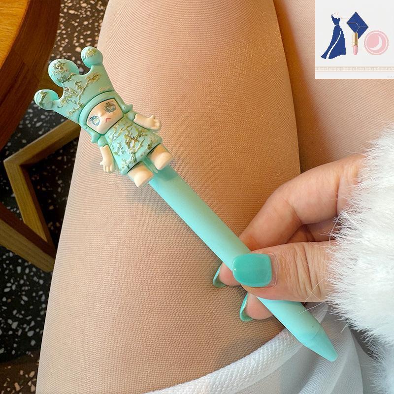 [BB] Bút Gel búp bê hình trái tim cô gái dễ thương King Sweet Girl Heart Bút bi [VN]