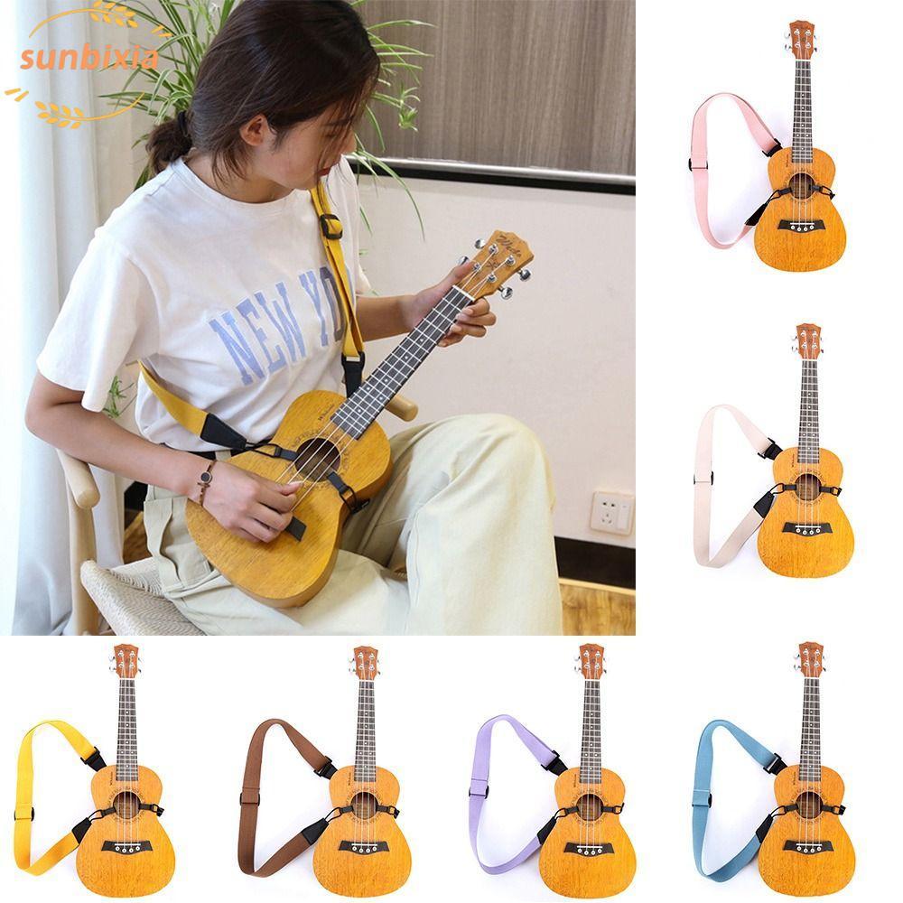 Phụ kiện đàn Guitar SUNBIXIA Nylon 7 màu Sling có móc có dây đai có thể điều chỉnh