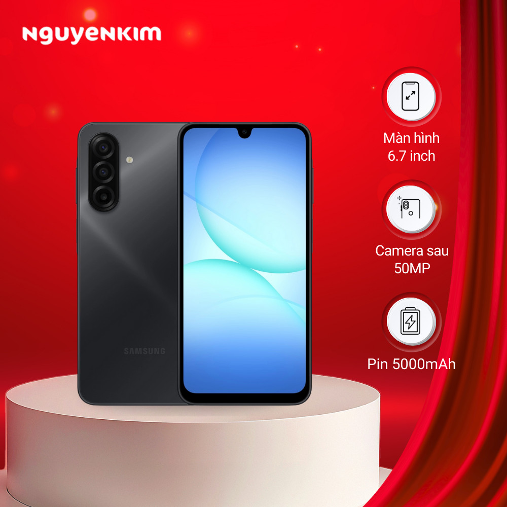 [Mới 2025] Điện thoại Samsung Galaxy A17 4G (8GB/128GB) Đen