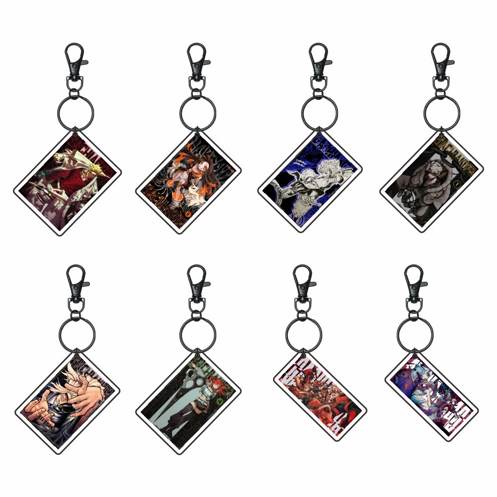 Anime GACHIAKUTA Keychain for Accessories Bag Rudo Enjin Zanka Riyo Acrylic