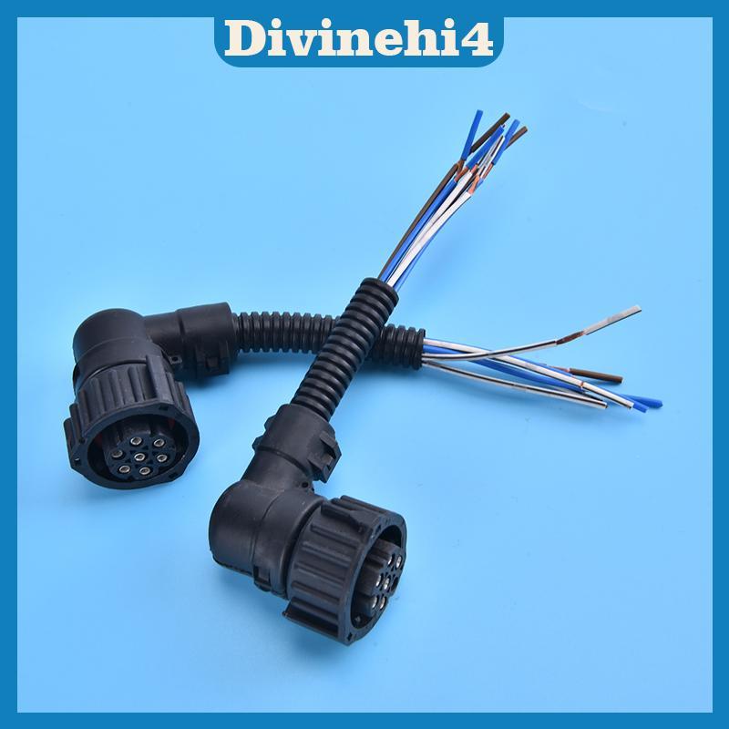 < divinehi4 > Pin Car Plug Soet Tru Cho Đuôi Đèn Kết Nối Dây 7 Lỗ J6 Soet Đẹp