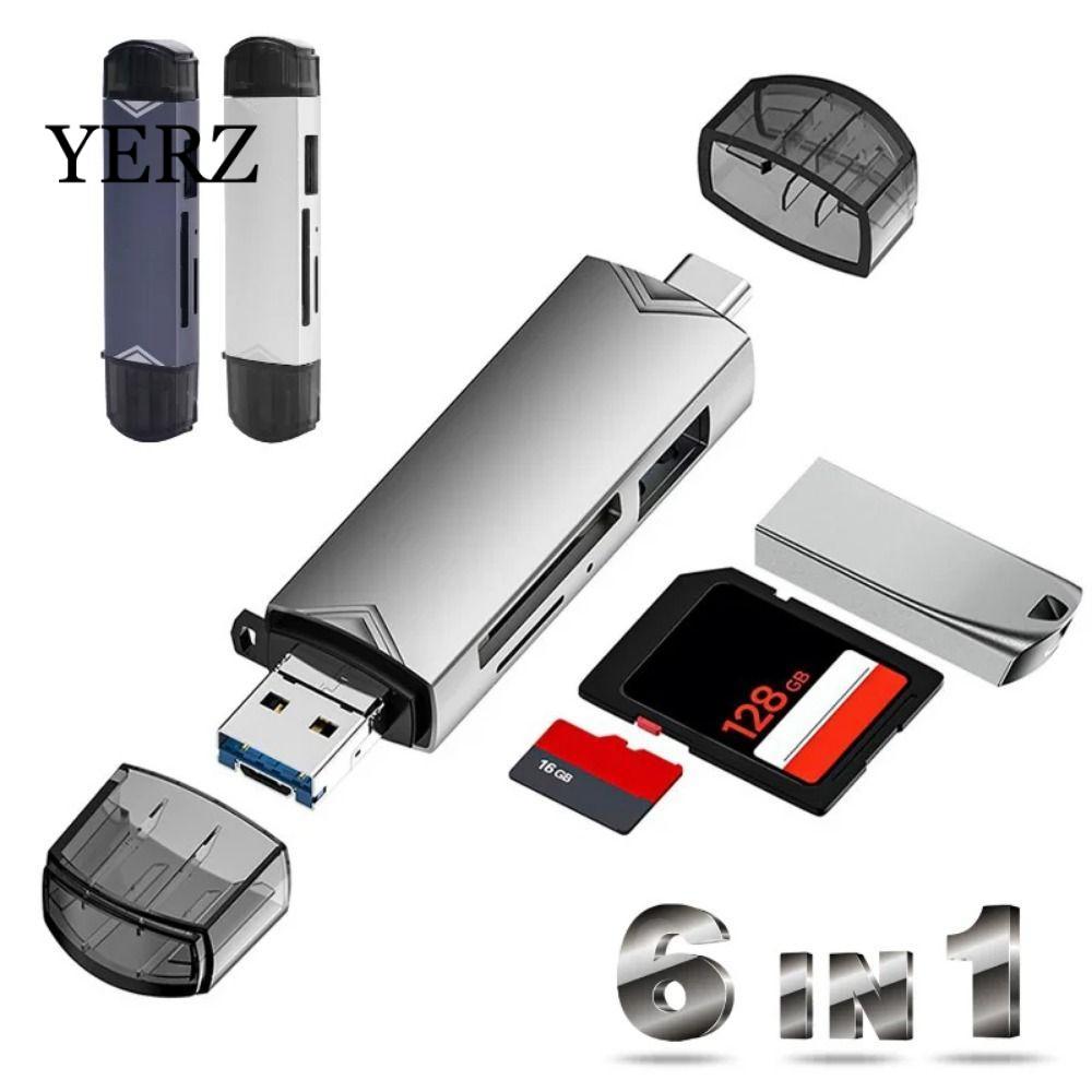 Bộ chuyển đổi đầu ghi đa thẻ YERZ, Đầu đọc thẻ đa chức năng IOS 6 trong 1, Đầu nối truyền dữ liệu Bộ