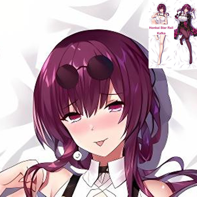 Kafka Honkai Star Rail Gối Kafka Dakimakura Full Gối In Hai Mặt Gối 150x50cm