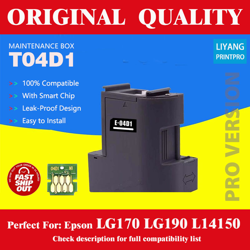T04D1 Hộp Bảo Trì Cho Epson L11050 L6270 L6170 L6190 L6260 L6290 M1180 M2140 L14150 M3170