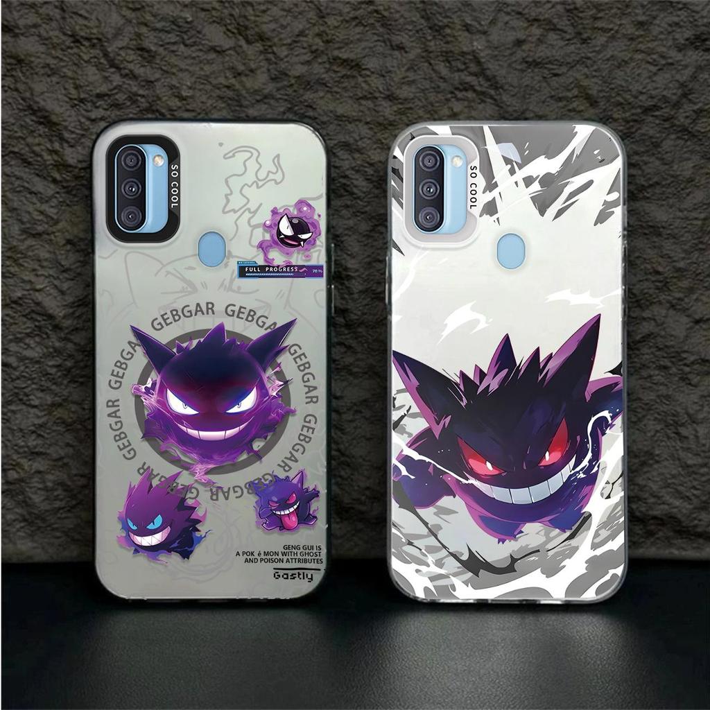 Ốp Điện Thoại Màu IMD Màu Trắng Mờ Cho Samsung A11 A21S A31 4G Gengar Ốp Lưng Silicon Ốp Lưng
