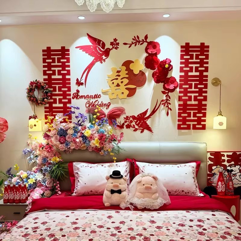 Tường nền đầu giường đám cưới 512.31