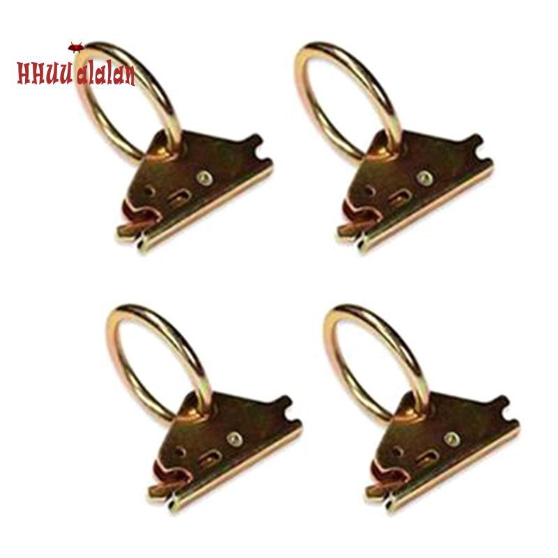 4 Gói Thép E-Track O-Ring Tie-Down Neo cho E-Track Tie-Down Hệ thống Hàng hóa an toàn trong Xe kéo p