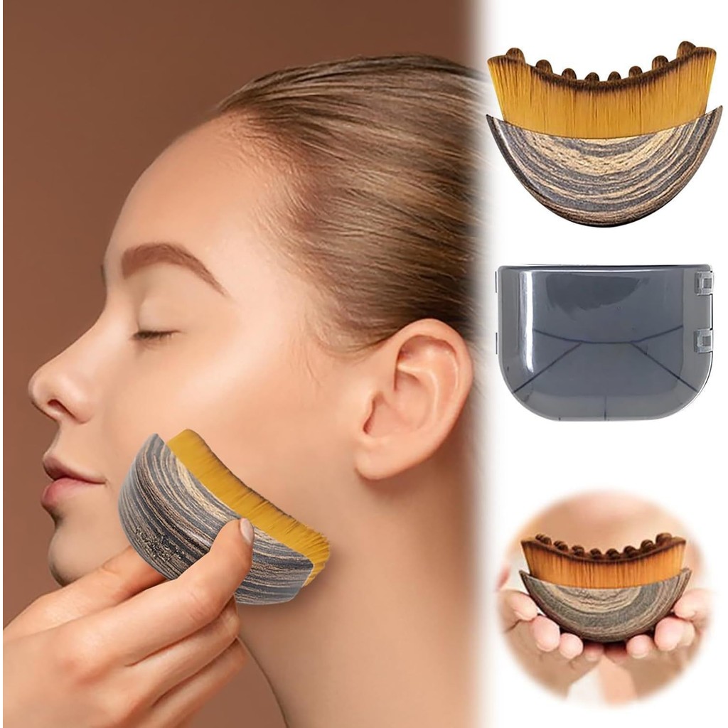 Mới Lymphatic Contour Face Brush Lymphatic Contour Facial Brush Massage Chăm sóc mắt và cổ