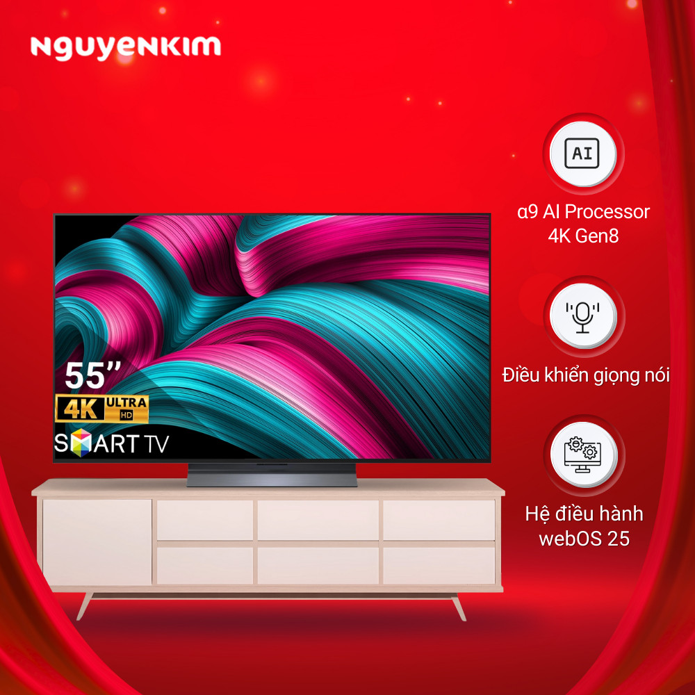 Smart Tivi OLED LG 4K 55 inch OLED55C5PSA