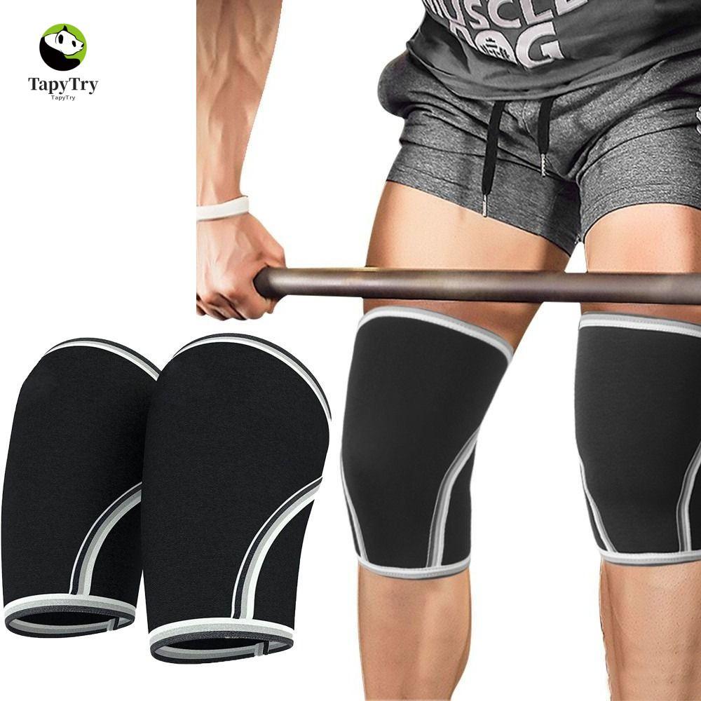 Tấm bảo vệ đầu gối Alison - Cao su tổng hợp 7mm dành cho Powerlifting và Bóng Rổ