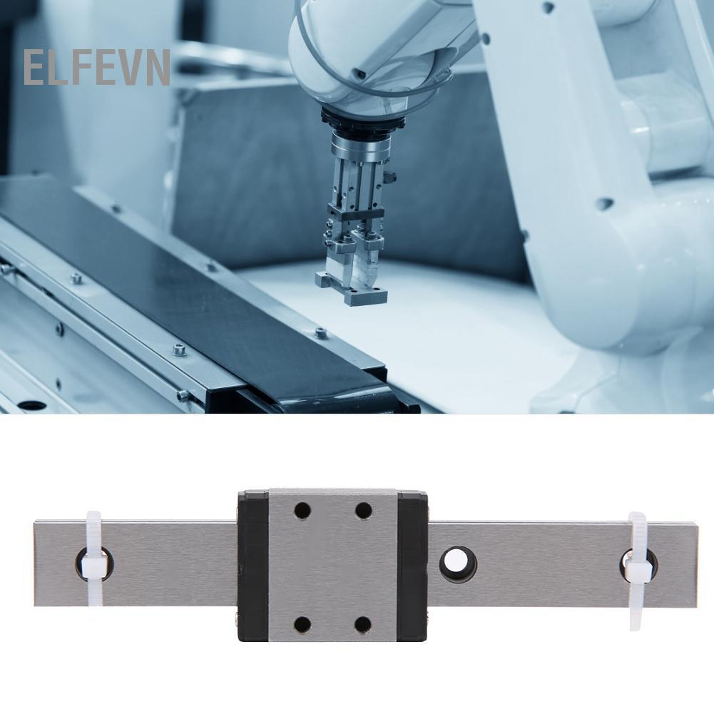 Elfevn Thanh trượt dẫn hướng tuyến tính Khối trượt thu nhỏ Thép chịu lực Công nghiệp tự động MGW7C‑1