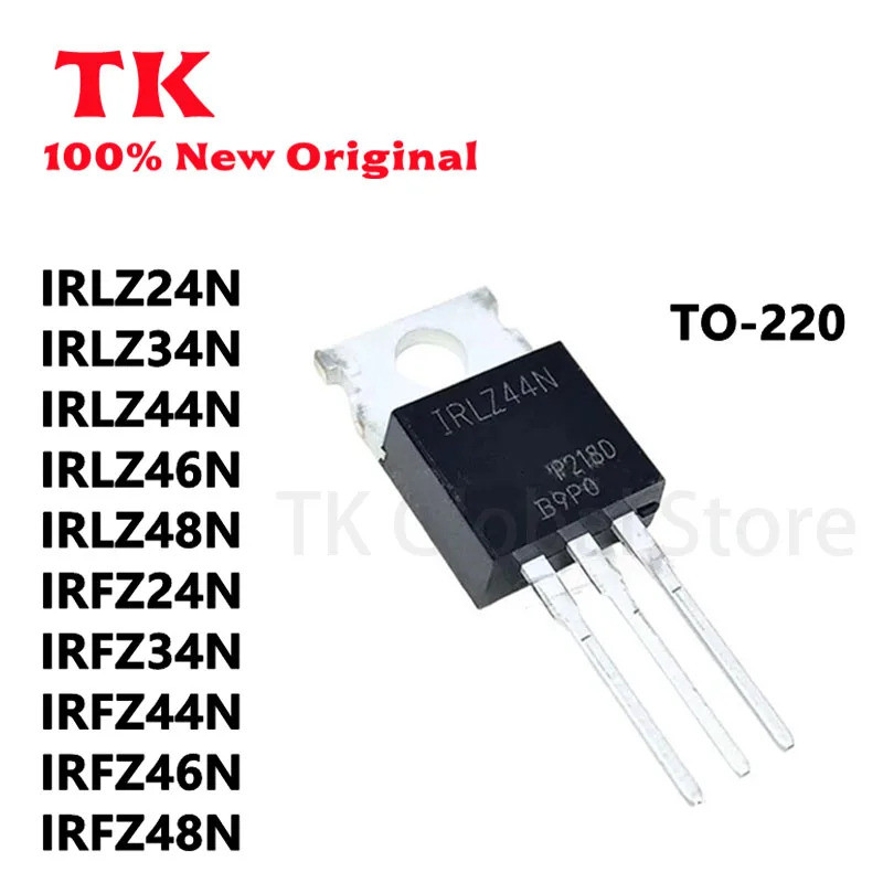 5 Chiếc IRFZ24N IRFZ34N IRFZ44N IRFZ46N IRFZ48N IRLZ24N IRLZ34N IRLZ44N IRLZ46N IRLZ48N TO-220 Hiệu 